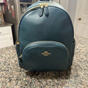 Coach Outlet Court Backpack Peacock Blue Teal